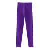 Yruioon Kids Girls UPF 50+ Swim Leggings Solid Color Quick Dry Sports Pants Gymnastics Ballet Dance Tights Purple 14 Years view 4