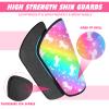 Shin Guards Soccer Kids Girls Youth, Shin Pads Shin Guard Protection Gear for 2-7 Years Old Girls for Football Games, EVA Cushion Protection Reduce Shocks and Injurie view 3