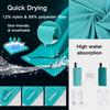 windhike Naturehike Lightweight Bath Towels, Quick Dry,Highly Absorbent, Soft Feel Washcloths, Shower Towels for Daily, Outdoor, Beach, Travel Use (Lake Green) view 3