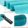 windhike Naturehike Lightweight Bath Towels, Quick Dry,Highly Absorbent, Soft Feel Washcloths, Shower Towels for Daily, Outdoor, Beach, Travel Use (Lake Green) view 4