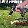 8" Screw in Tent Stakes - Ground Anchors Screw in,Tent Stakes Heavy Duty, Metal Threaded Tent Spikes,Screw in Tent Stakes Heavy Duty, for Camping Patio, Garden, Canopies, Grassland (Color8pcs) view 2