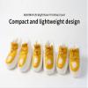 WIND HARD 10D Ultralight Down Booties 800FP Down Pro Shoes Cover Outdoor Tent Slippers Winter Foot Socks in Sleeping Bag (Yellow, Large) view 2