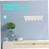 HANABASS 1piece Iron Hook Medal Hanger Wall Mount Display Rack for Gymnastics and Awards Medal Storage for Home Decor White Easy to Install view 2