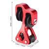 Archery Cable Slide Aluminum Alloy Splitter Roller Glide | Lightweight & Gear (Red), Generic8qdoh2ecgm-02 view 4