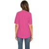 Mowbeat Women Baseball Jersey Stripe Softball Jersey Button Down Tee Shirt Sports Uniform Short Sleeve T-Shirt (Stripe Rose,XXL) view 2