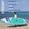 UPWELL Inflatable Stand Up Paddle Board, Premium SUP Paddle Boards for Adults, 106 Blow up Paddle Boards 6 Thick, Verdant view 4