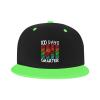 100 Days Smarter Baseball Cap for Men Women Snapback Hat Trucker Flat Bill Caps Sun Hats Green view 2