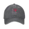 Love Baseball Cap for Men Women Hat Vintage Cowboy Hats Adjustable Trucker Caps Deep Heather view 2