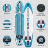 UPWELL 116Inflatable Stand Up Paddle Board with Kayak Seat, Premium SUP Paddle Boards for Adults, Blow up Paddle Boards 6 Thick, 632C view 2