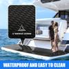 Fullfire Boat Flooring EVA Foam Decking Sheet, Black Deck Flooring with Self-Adhesive Backing Marine Carpet for Bass Jon Pontoon Boats Yacht Kayak RV Floor 94" x 47" view 4