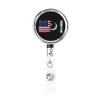 YOMCONECT Pakistan America Flag Stay Polished with Our Adjustable Full Frame Badge Clip view 1