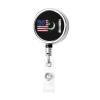 YOMCONECT Pakistan America Flag Stay Polished with Our Adjustable Full Frame Badge Clip view 2