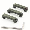 LThyzszb Tactical Light Pressure Switch Picatinny Cable Guides Aluminum 3 Pack, for Flashlight & Laser Tape Switch Cable Clips (Army Green) view 1