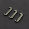 LThyzszb Tactical Light Pressure Switch Picatinny Cable Guides Aluminum 3 Pack, for Flashlight & Laser Tape Switch Cable Clips (Army Green) view 4