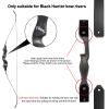 HBG Black Hunter Left Hand Hunting Recurve Bow Limbs for Adult Archery Recurve Bow Limb with Bamboo Sheet 20-60lbs Bow Limb (45lbs) view 2