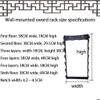 Sword Stand Sword Mount Bracket Wall Holder for Katana Sword Stand Wall Mount Sword Holder Samurai Sword Stand Display Katana Wakizashi Tanto Wall Hanger Sword Rack-1 Floor view 2
