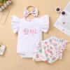 IDOPIP Baby Girls 1st Easter Outfit Rabbit Egg Romper Tutu Skirt with Diaper Cover Bloomers and Headband 3PCS Infant First Birthday Cake Smash Outfit for Photo Prop Rabbit Egg 6-12 Months view 2
