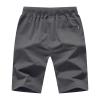 Ymosrh 7 Inch Running Shorts, Casual Drawstring Summer Workout Athletic Short Pants with Pockets Fitness Shorts (3XL, Dark Gray) view 2