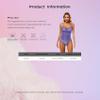 Eandarui Backless High Cut Thong Open Crotch Tight Sleeveless Cutout Tank Bodysuit See Through Leotard Anniversary Grey Crotchless One Size view 4