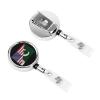 YOMCONECT US Pakistan Friendship Flag Stay Polished with Our Adjustable Full Frame Badge Clip view 3