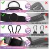 Ankle Resistance Bands with Cuffs, Ankle Bands for Working Out, Kickbacks Hip, Leg Glute Exercise Equipment with Training Poster, Resistance Workout Equipment for Women(Sakura) view 3