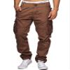 AIFARLD Mens Cargo Pants Multi Pockets Hiking Pants Cotton Stretch Elastic Waist Lightweight Trousers Outdoor Casual Relaxed Fit view 1
