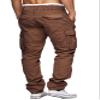 AIFARLD Mens Cargo Pants Multi Pockets Hiking Pants Cotton Stretch Elastic Waist Lightweight Trousers Outdoor Casual Relaxed Fit view 2