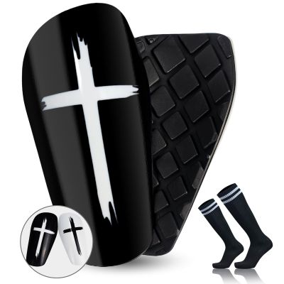 TOMIYO Shin Guards Soccer for Kids Youth Adults, Lightweight and Breathable Child Calf Protective Gear Shin Pads Soccer Equipment for 8-10 Years Old & Sleeves Equipment with Socks