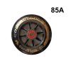 Indoor/Outdoor Roller Skate Wheels 85A Inline Skate Wheels with Bearings, Roller Blade Wheel Replacement, 100MM/110MM 4/6 Pack view 3