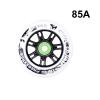 Indoor/Outdoor Roller Skate Wheels 85A Inline Skate Wheels with Bearings, Roller Blade Wheel Replacement, 100MM/110MM 4/6 Pack view 4