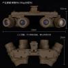 Hanlong Tactical GPNVG 18 Night Vision Goggles NVG Model No Function & L4G69 Mount, Black view 2
