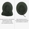 Men Sun Fishing Boonie Hat Women Summer Safari Beach Hiking Hats - UPF 50+, Wide Brim, Chin Cord, Neck Flap, Concealed Pocket(Army Green) view 4