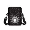 AZULCUSTO Sun Small Messenger Bag for Women Men Shoulder Handbag Purse Lightweight Fanny Pack with Zipper Simple & Cute Side Purse Store Your Lipsticks,Mascara,Coins,Cards,Keys view 2