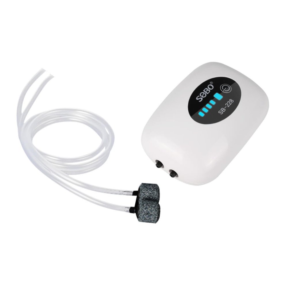 BESPORTBLE 1set Silent Rechargeable Oxygen Pump for Aquariums and Fish Tanks Energy Efficient Air Pump Low Power Consumption for Various Simple and Design