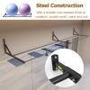 Black Ball Rack Wall Mount for Yoga Ball/ Stability Ball/ Theraband Ball/ Exercise Ball, Space Saving Yoga Ball Storage for Workout Studio, Gym, Fitness Center And Garage ( Size : Long 320cm/126 in ) view 4