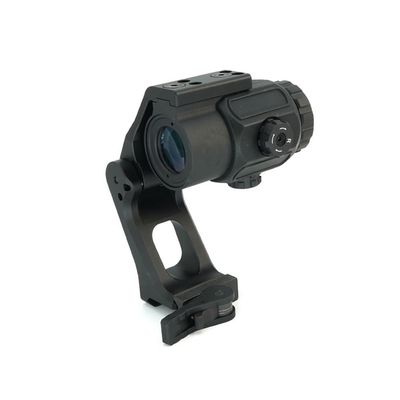 G43X Magnifier Scope with FTC Flip Up QD Magnifier Scope Mount at 2.91" Centerline Height, for 558 551 553 Etc Red Dot Sight Holographic, Fit 20MM Rail Mount, 3X Magnifier Scope Combo, Black