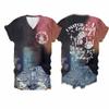 NineFit Basics I Match Energy So How We Gon Act Today Tshirt I Match Energy So How We Gon Act Today Sweatshirt Vintage Graphic Tshirt Women Vneck Casual Tee, 3X-Large, Tiedye view 1