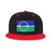 Flag of Hampton Roads, Virginia Baseball Cap for Men Women Snapback Hat Trucker Flat Bill Caps Sun Hats Red view 2