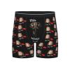 Custom Boxers with Face on Them Customized Boxers for Men Gifts for Birthday Valentine's Day Gifts for Boyfriend Unique XL-0.0123 view 1