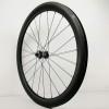 700C Disc Brake Cyclocross Road Bikes Wheelset Carbon Fiber Wheel Thru axle Bicycles Wheel 7/8/9/10/11/12 Speed 1700g 24H (Size : Black_40MM) view 3