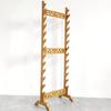 HJHUUA Sword Stand Sword Mount Stand Weapon Display Stand Floor Display Weapon Stands Martial Arts Sword Stands,Sword Stand Display Stand,Vertical Display Stand Sword Stand-Brown Hollow||12 floors view 1