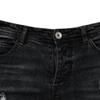 JEsilunmaMY Men's Slim Fit Ripped Skinny Jeans Distressed Stretch Destroyed Denim Pants Fashion Comfort Casual Jean Pants (Black,Large) view 2