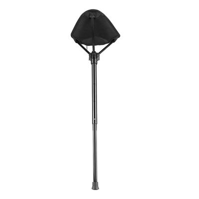 Kcjhagbd Adjustable Telescopic Folding Stool Portable Single Leg Chair Tall Slacker Chair for Outdoor Camping Walking Telescopic Folding Stool