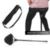 Kcjhagbd Adjustable Telescopic Folding Stool Portable Single Leg Chair Tall Slacker Chair for Outdoor Camping Walking Telescopic Folding Stool view 4
