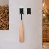 Baseball Bat Holder 2 Sets Baseball Bat Wall Mount Hanging and Ball Racks Softball Wall Mount view 2
