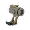 G43X Magnifier Scope with FTC Flip Up QD Magnifier Scope Mount at 2.91" Centerline Height, for 558 551 553 Etc Red Dot Sight Holographic, Fit 20MM Rail Mount, 3X Magnifier Scope Combo, Tan view 4