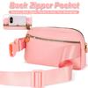 Uygafly Gifts for Girls Teens Kids - Birthday Gifts for Daughter Sister Her,Teen Girl Essentials,Travel Essentials,Cute Teen Trendy Stuff Waist Packs Belt Bag Crossbody Bag | Peach,Initial S view 4