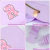 Uygafly Teacher Appreciation Gifts, End of Year & Thank You Gifts Ideas | Lavender Initial R Crossbody Bag view 4