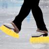 Outanaya 1pair Soft Water-Absorbent Ice Skate Guards Protective Covers for Figure Skates and Hockey Blades Prevents and Damage for Skaters view 2