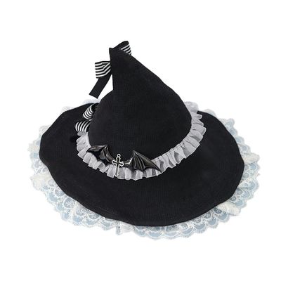 ZLDFGL Womens Witch Hat Lolita Magic Girl Wizard Hats Cosplay Halloween Witch Hat Party Accessory Adult Party Headwear Purple